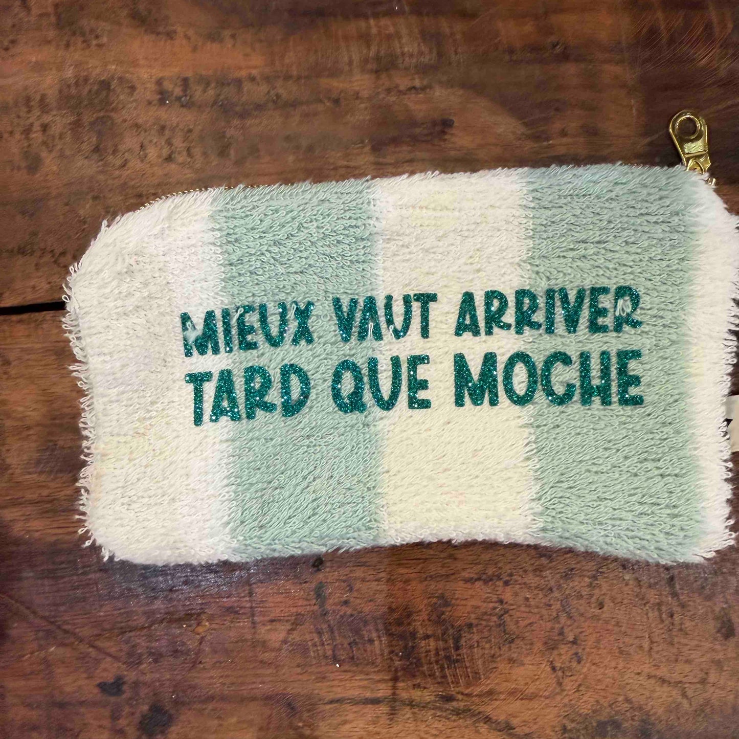 Pochette "Mieux vaut arriver tard que moche" n°52