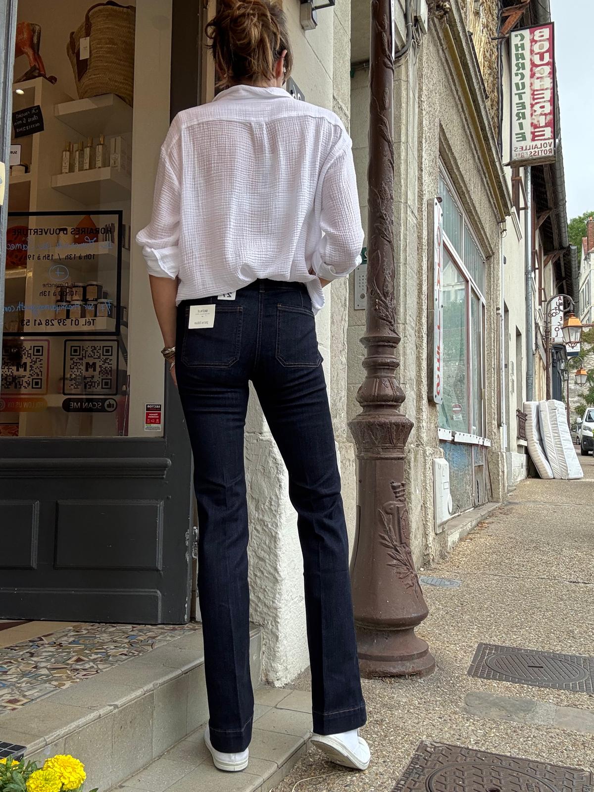 Jean Bastille Alabama blue rinse wash