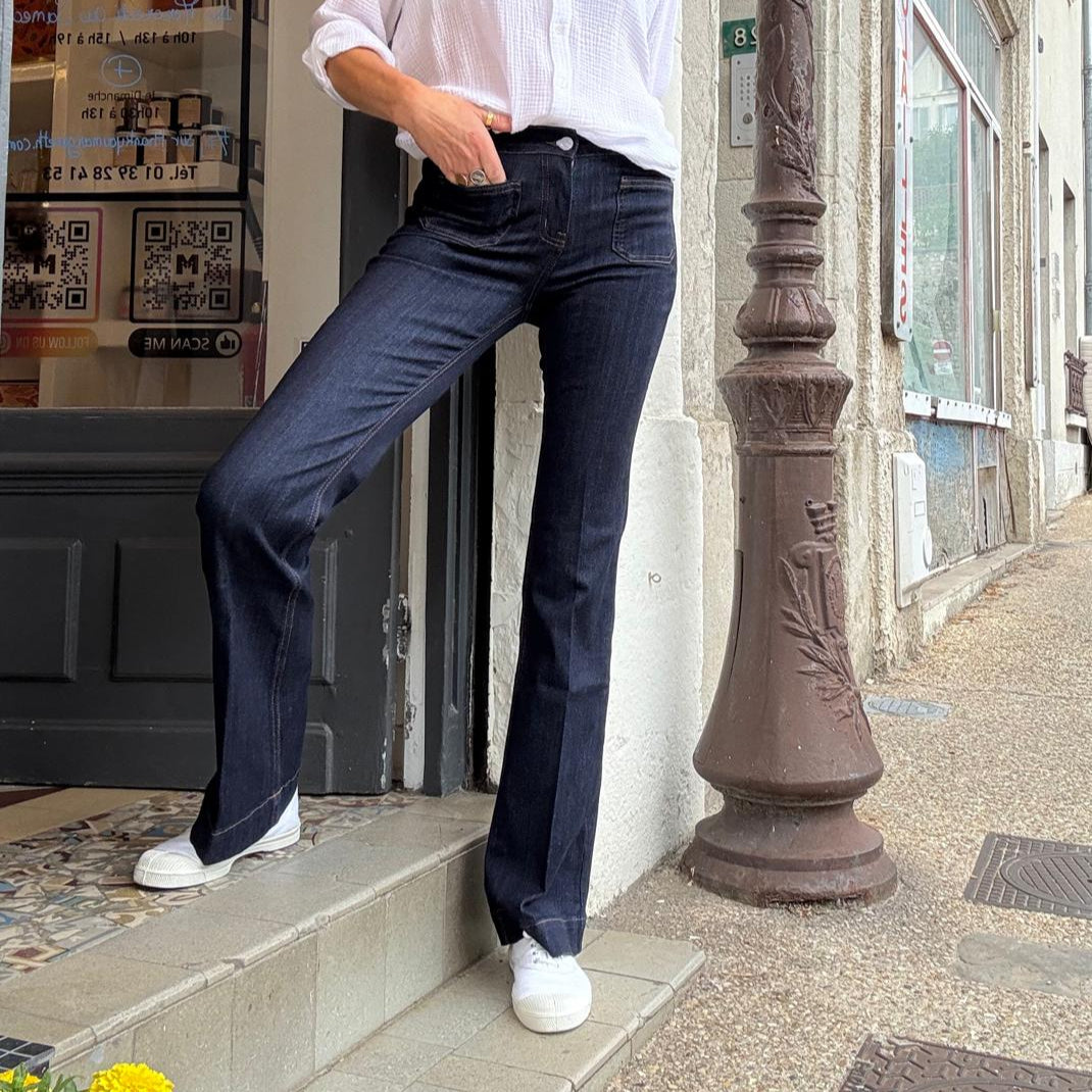 Jean Bastille Alabama blue rinse wash
