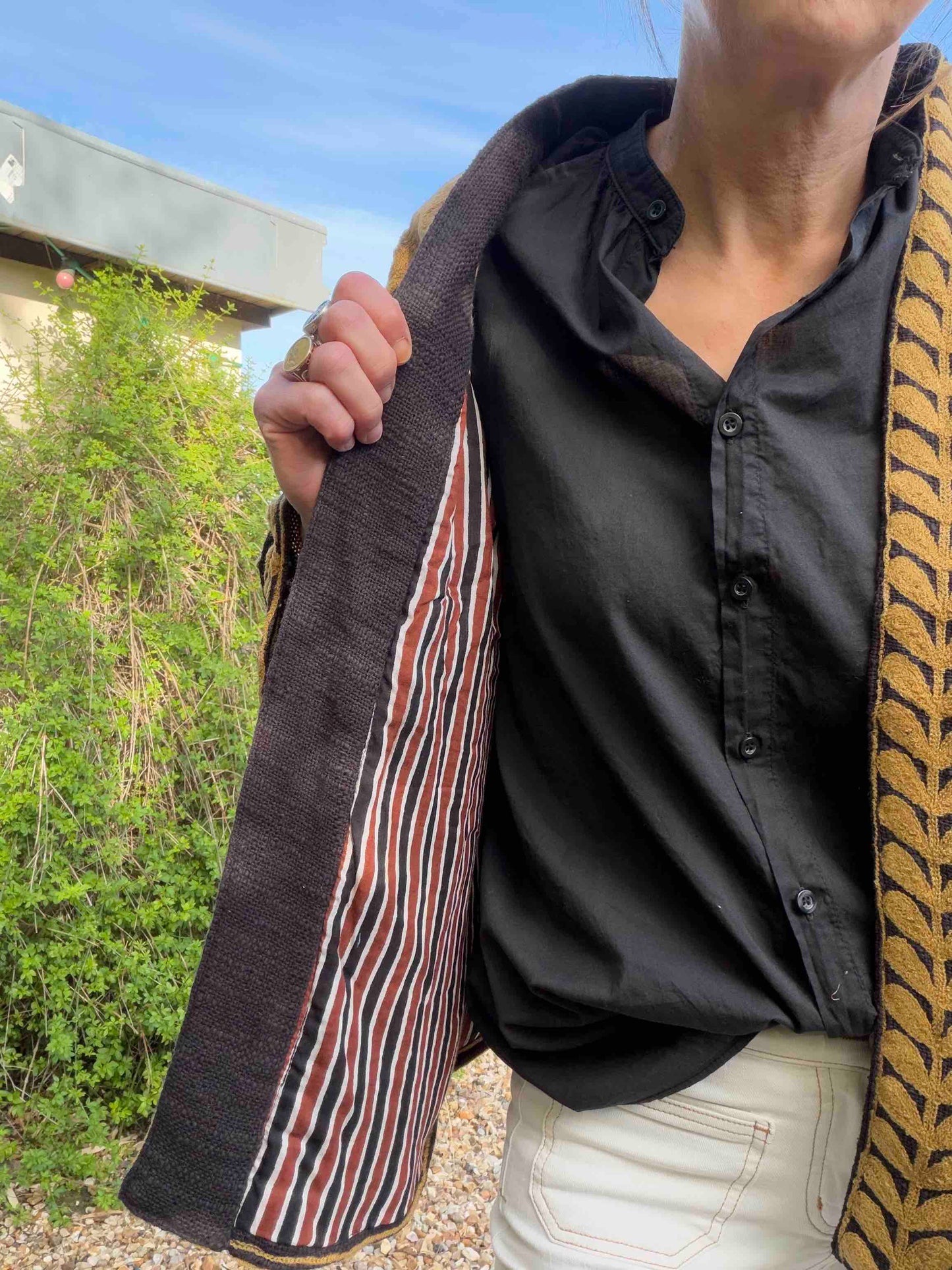 Arizona gold embroidered jacket