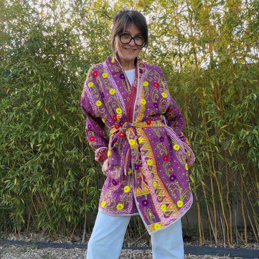 Long kimono indien Bombay