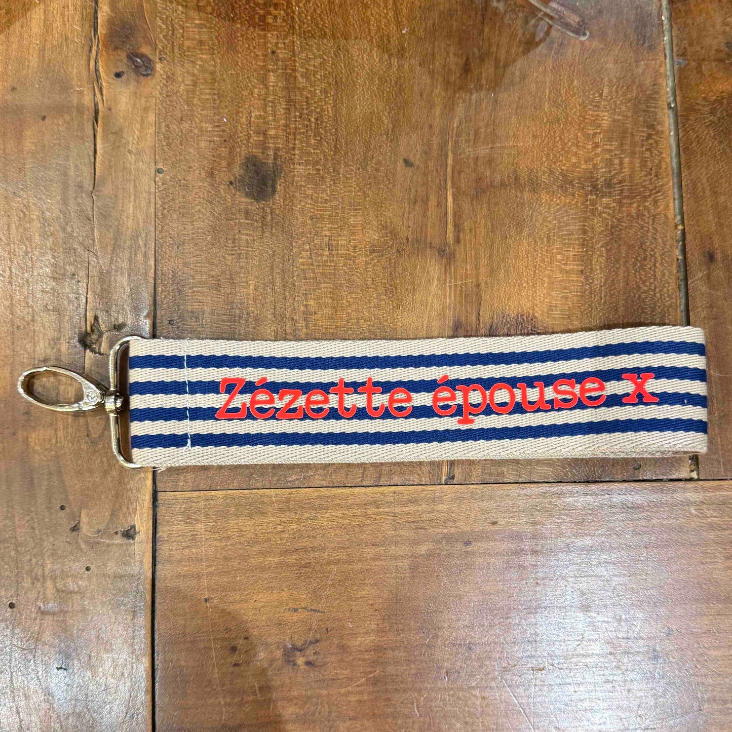 Porte-clés Zézette épouse X