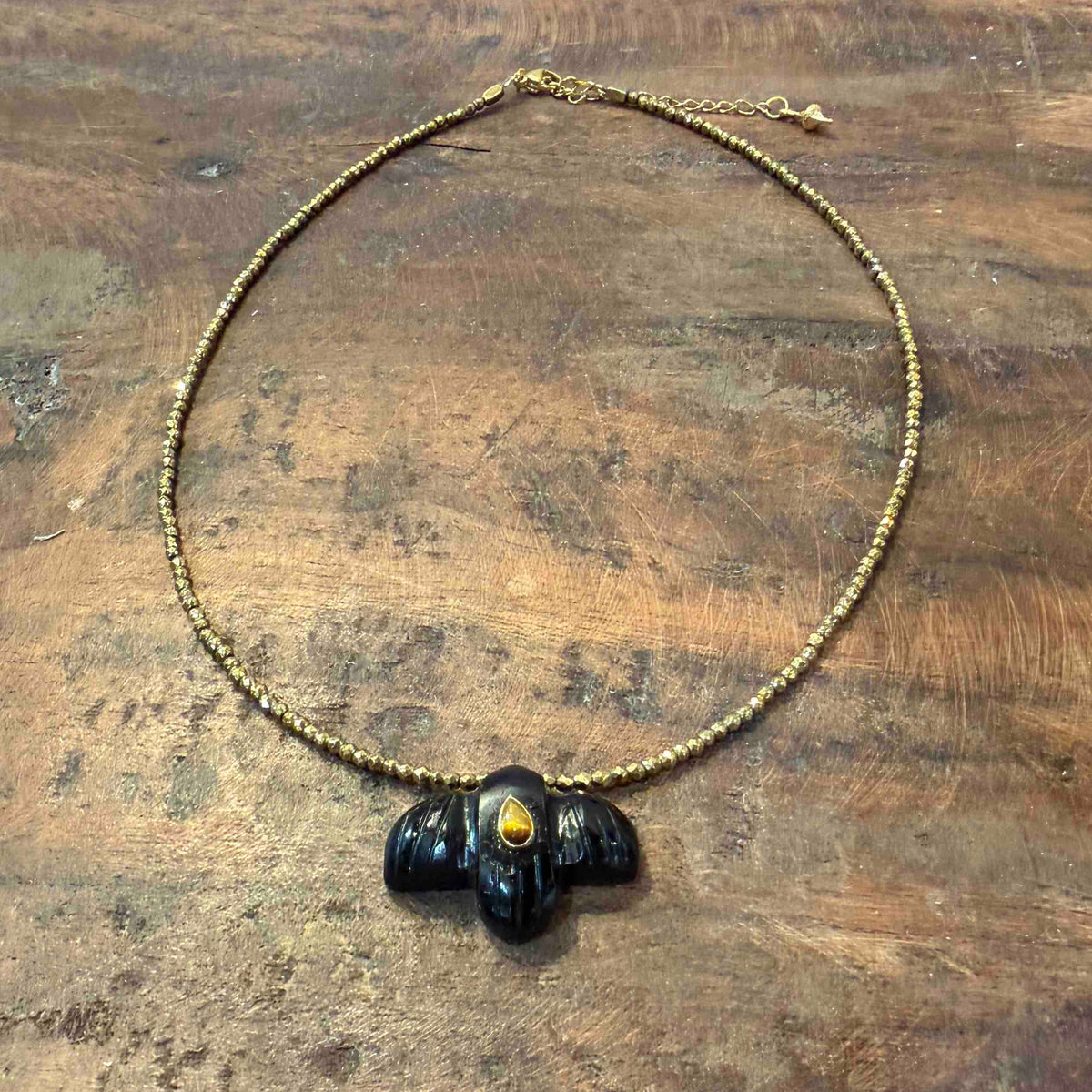 Collier Eagle onyx - Le Monde est Stone