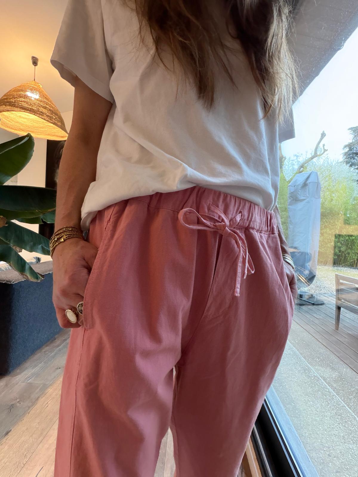 Jabiru blush trousers