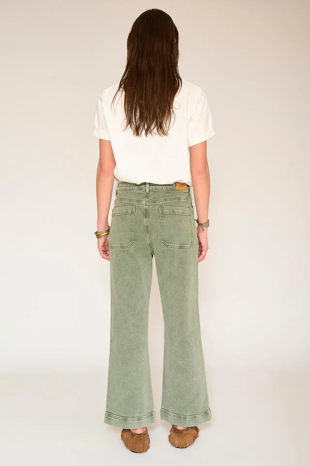 Jean The Frida Sunset Drill - kaki - MKT Studio