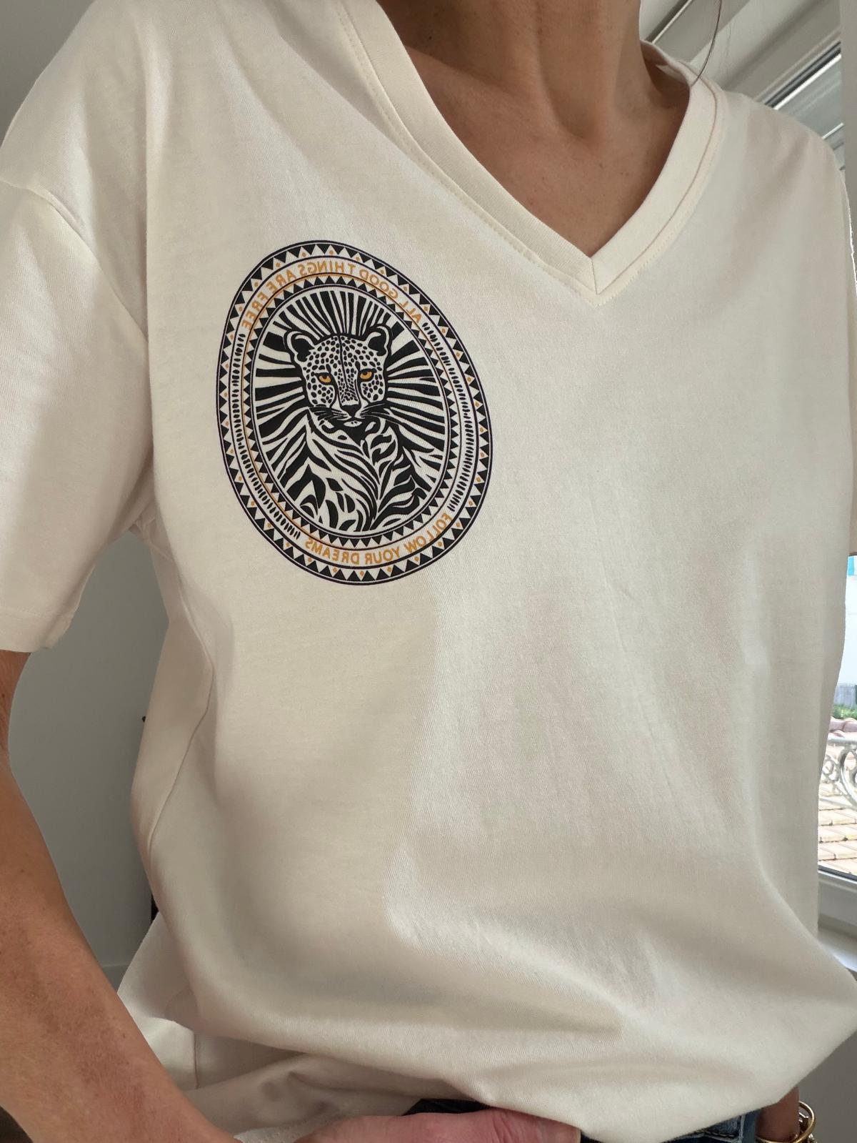 T-shirt Tigrou natural