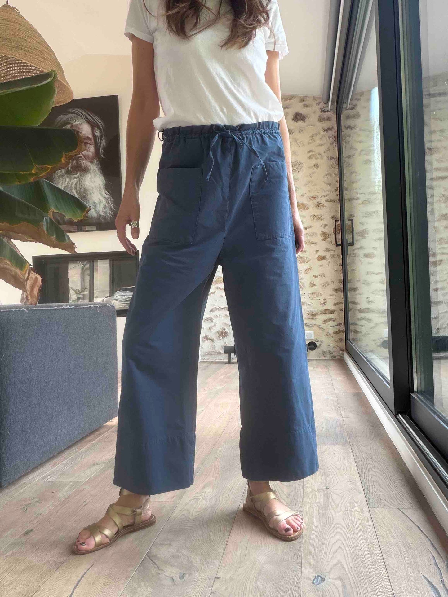 Babakar navy trousers - Hod Paris