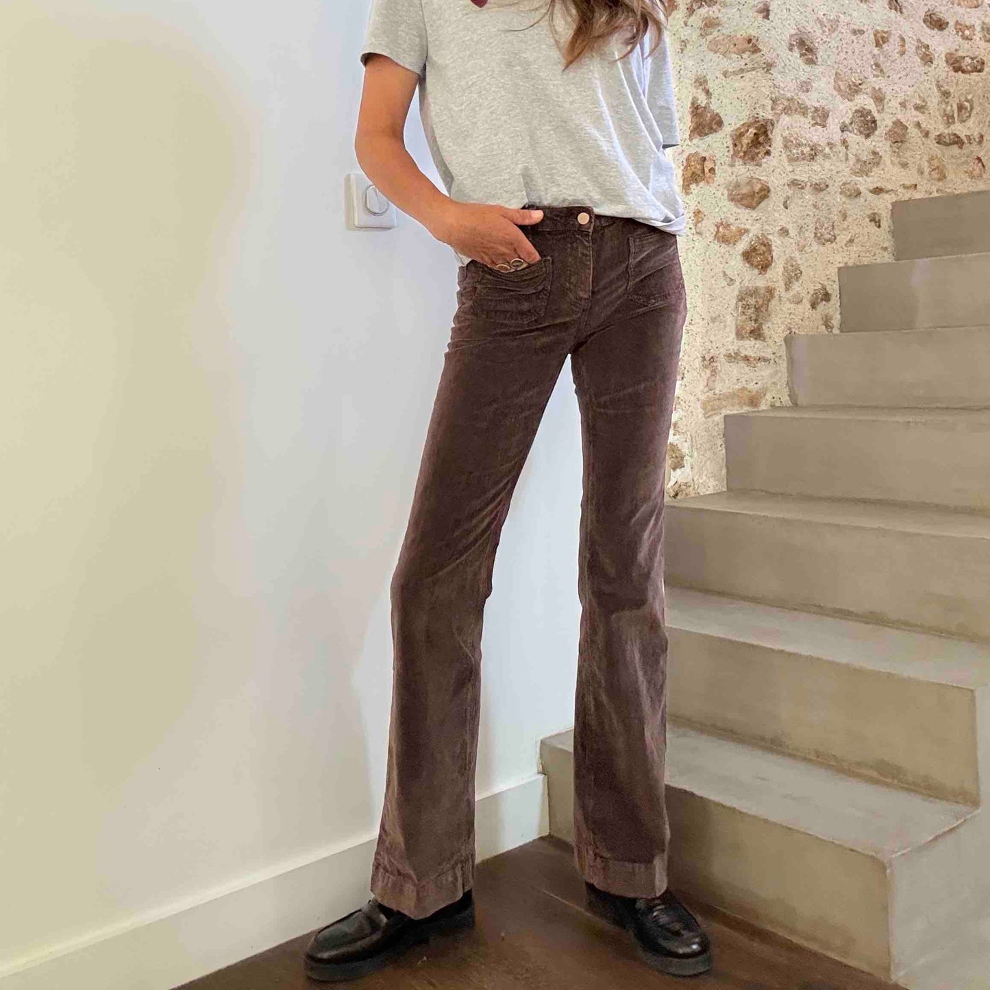 Velours Bastille choco - Jane Blue