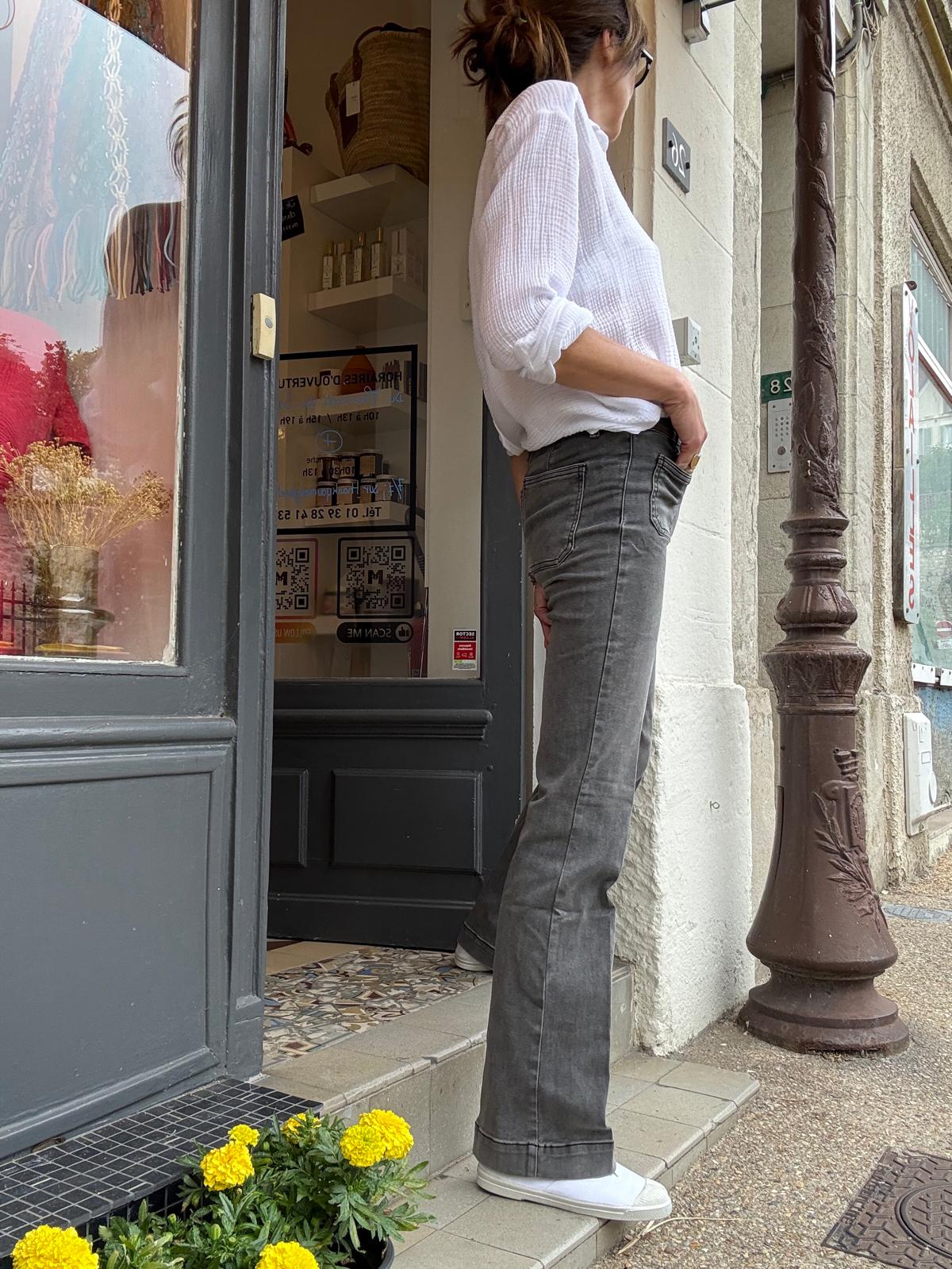 Bastille Super Stretch Jeans Gray