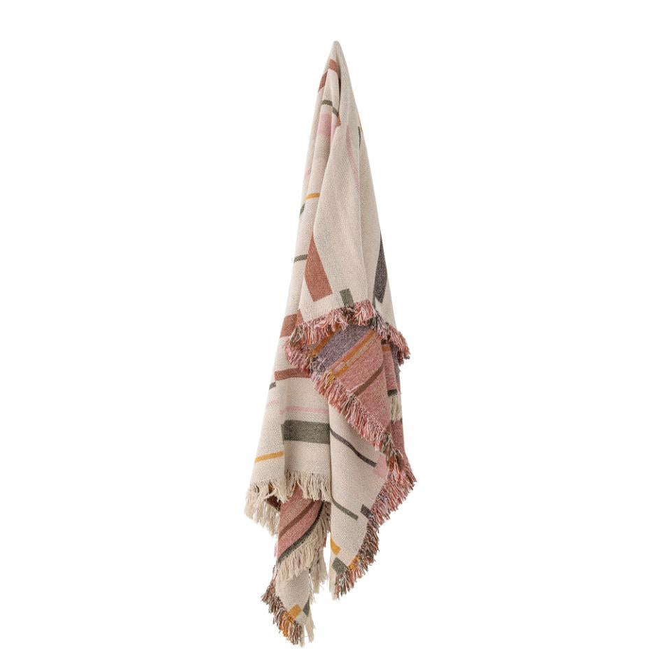 Plaid en coton recyclé Toscana - Bloomingville