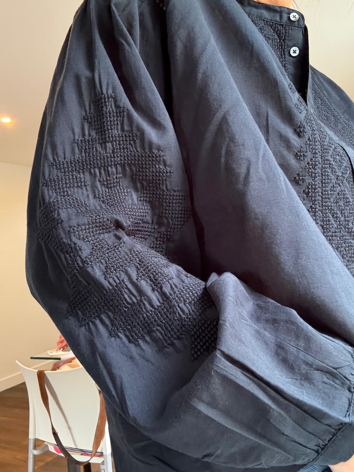 Blouse Céleste en voile de coton