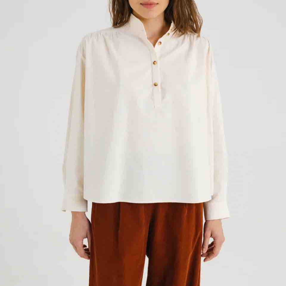 Emma Crema Shirt - Sacred Heart
