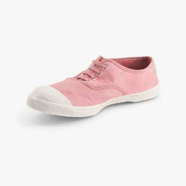 Tennis à lacets Bensimon - rose