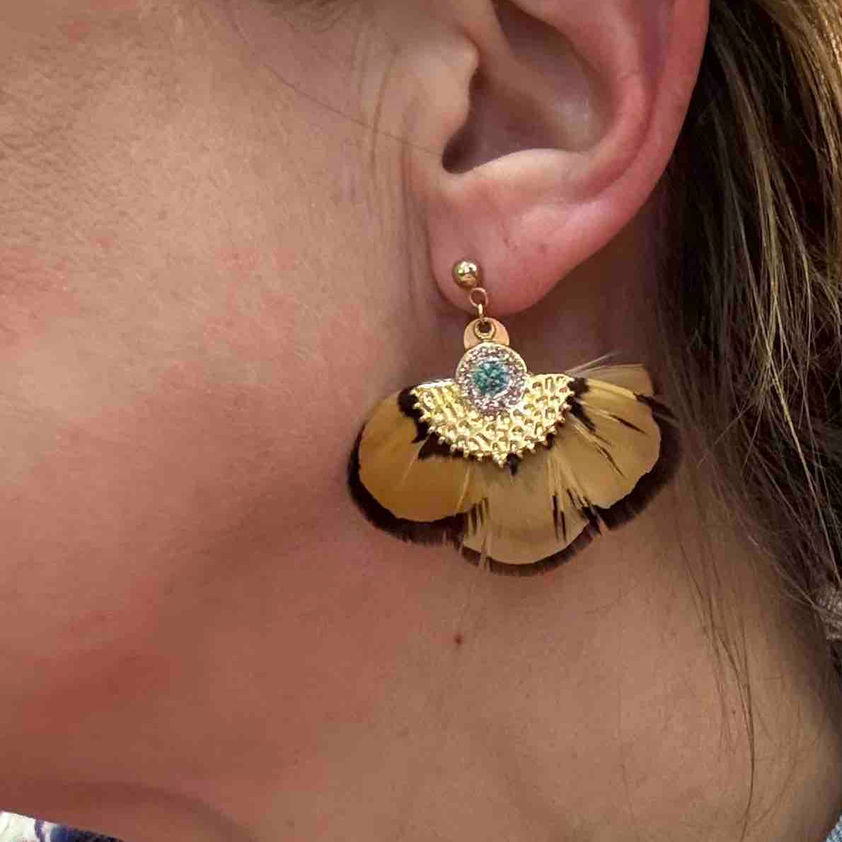Boucles d'oreille Colibri - Lo et Ma