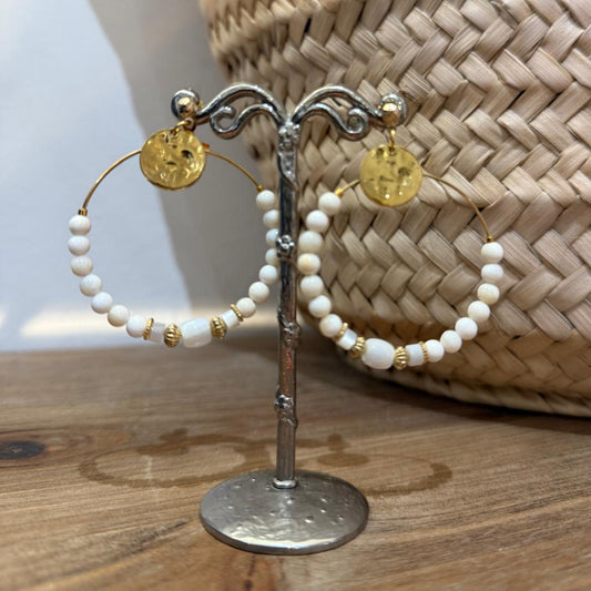 Boucles d'oreilles Demi disc