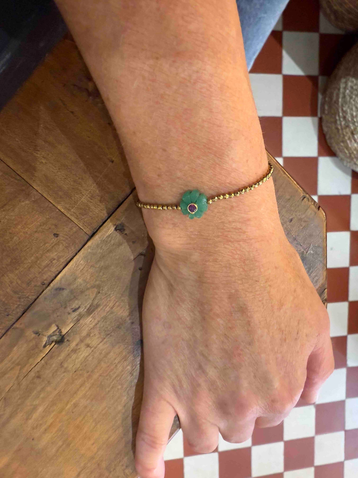 Bracelet mini-flower - Le Monde est Stone