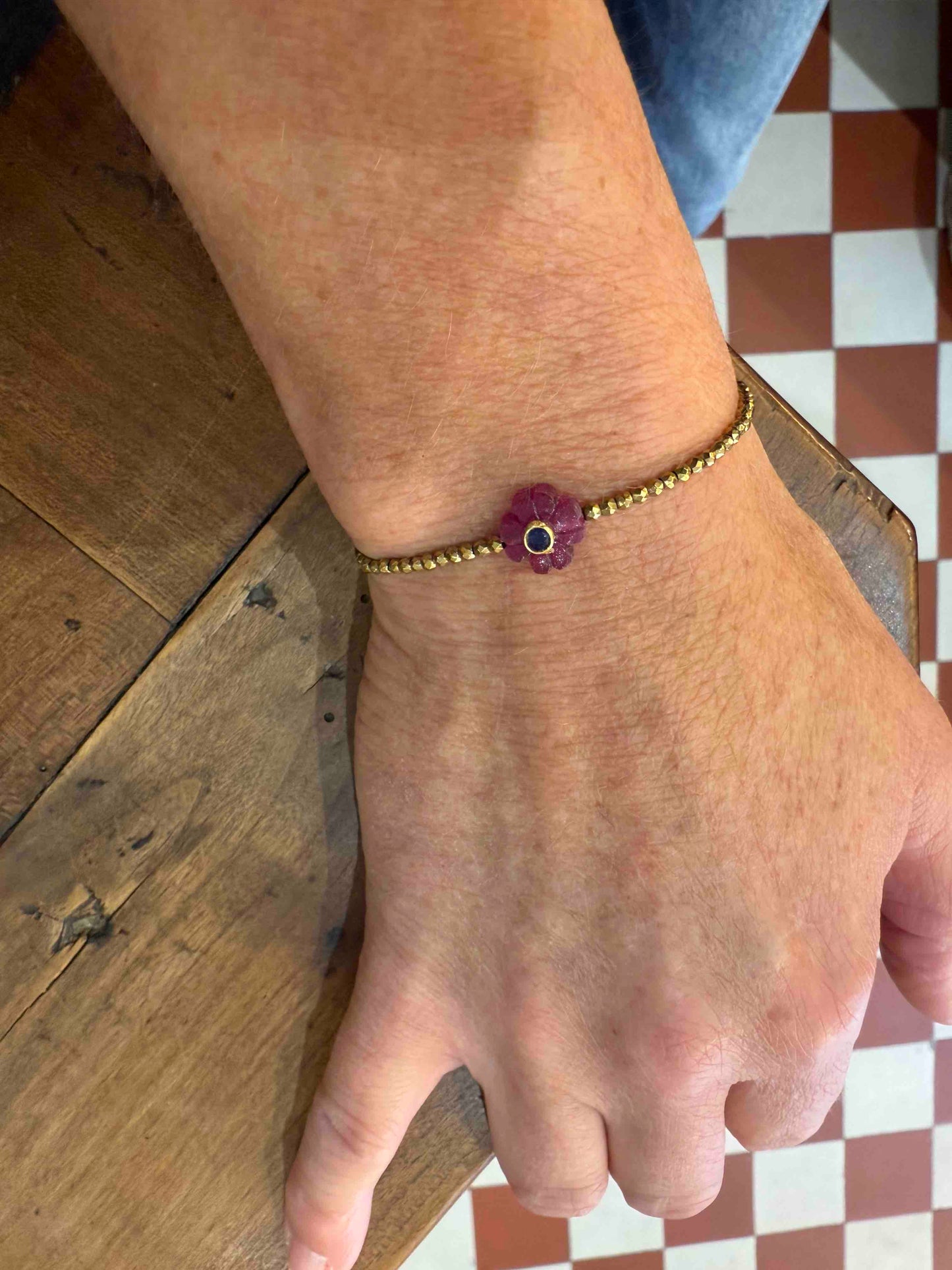 Bracelet mini-flower - Le Monde est Stone