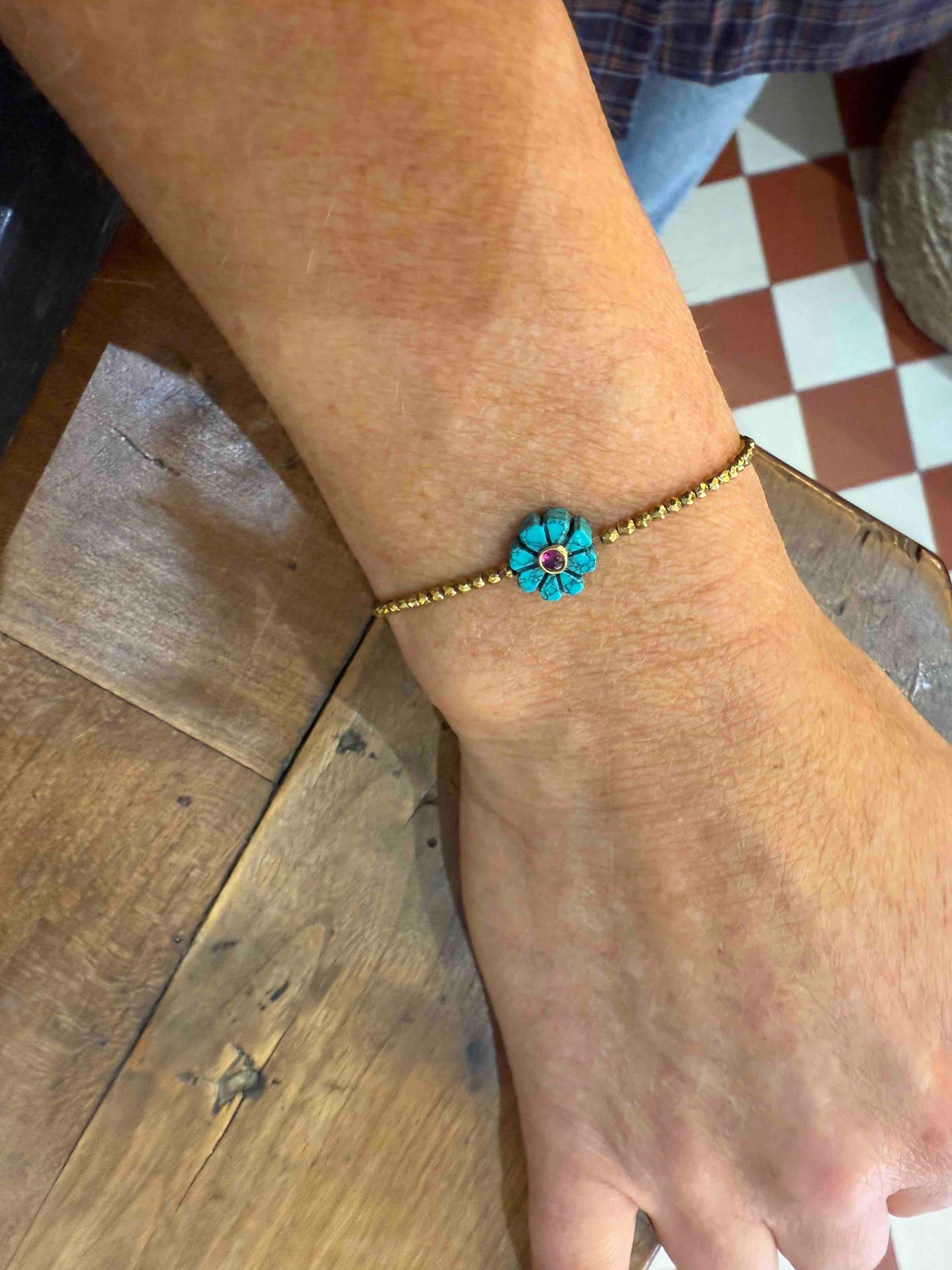 Bracelet mini-flower - Le Monde est Stone