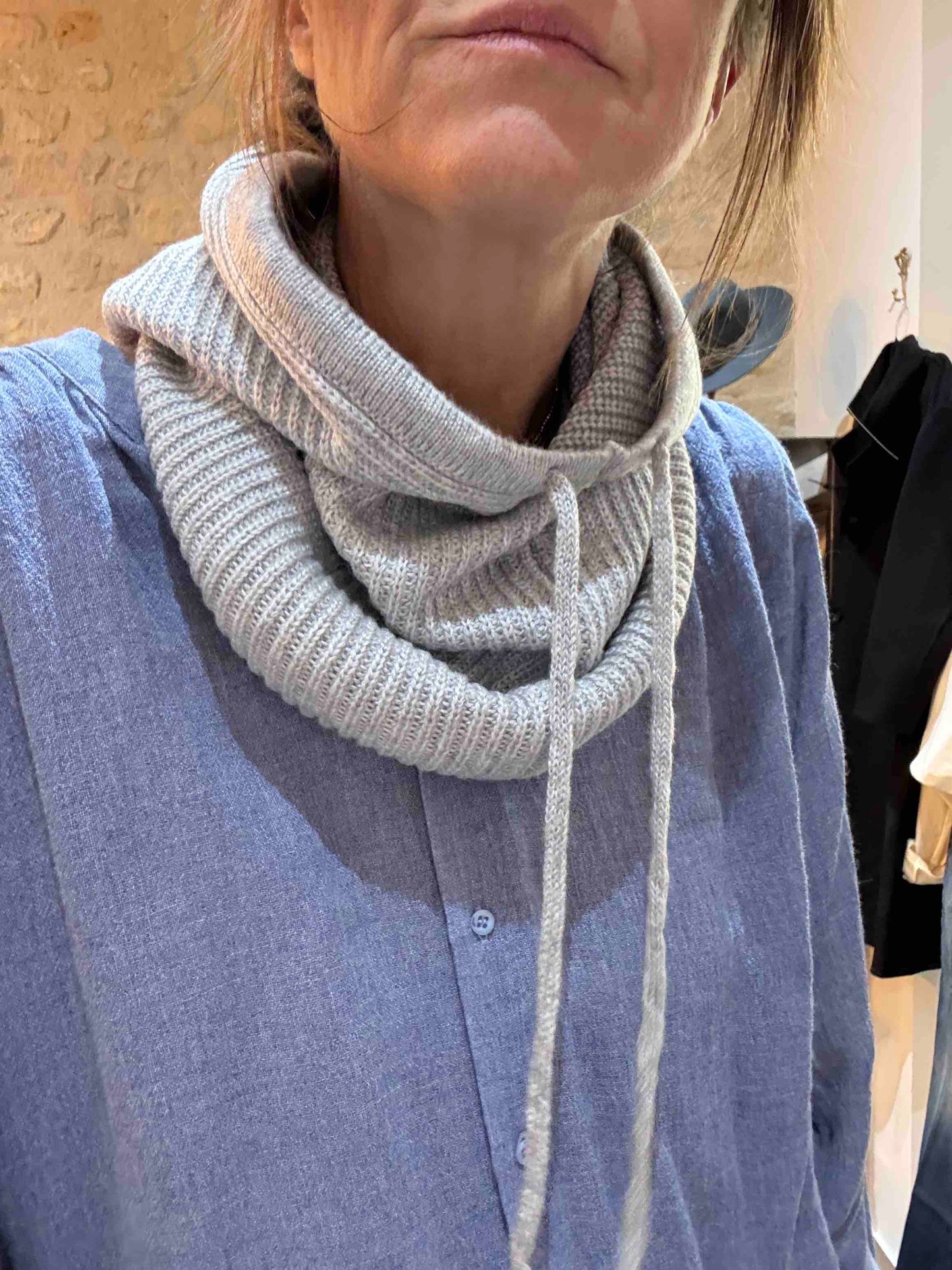 Lilou hooded neck warmer