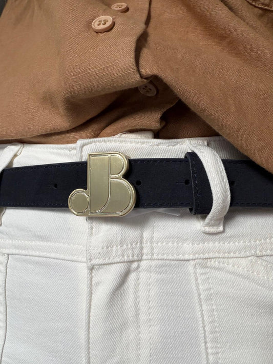 Ceinture disco suede - marine