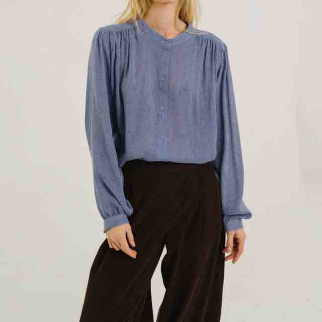 Gladis Indigo Shirt - Sacred Heart