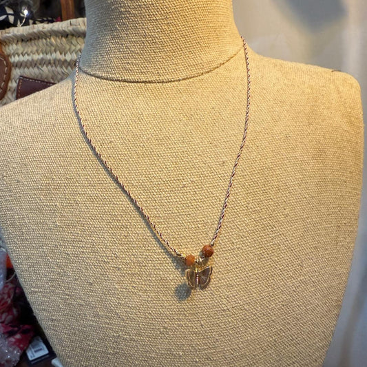 Collier Bach papillon