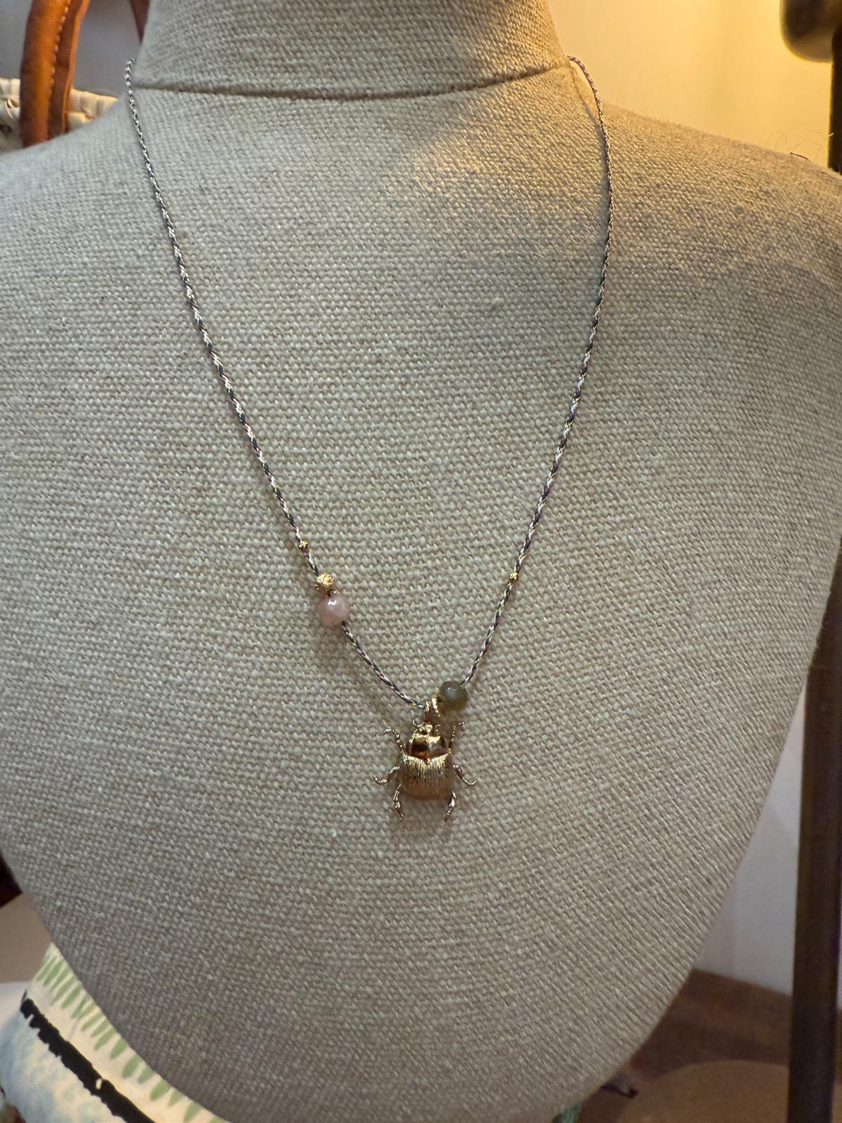 Collier Bach scarabée