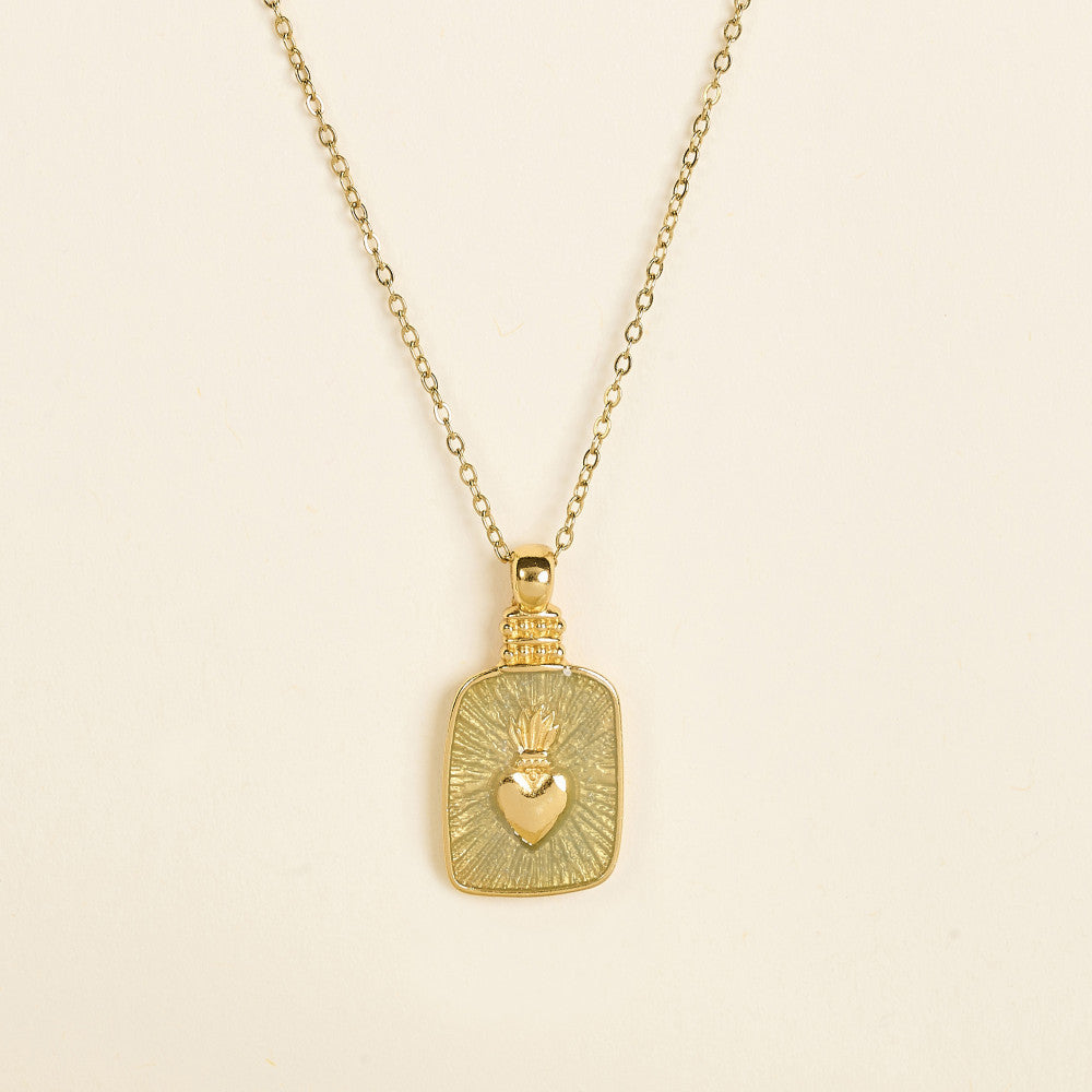 Collier Inez celadon