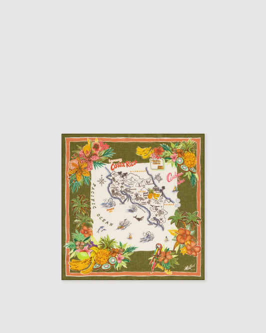 Bandana Costa Rica olive - Hartford