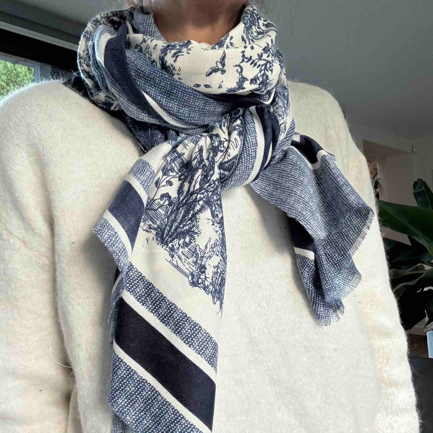 Large Heart Scarf
