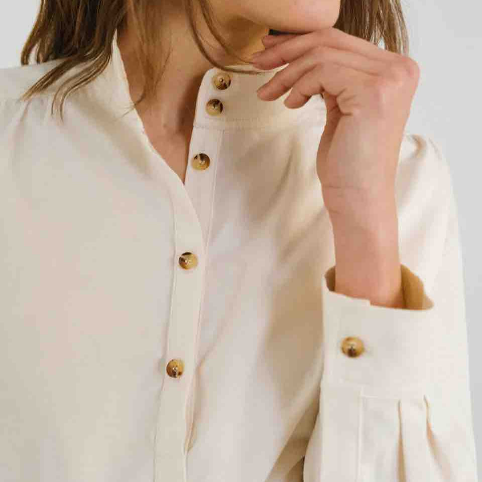 Emma Crema Shirt - Sacred Heart