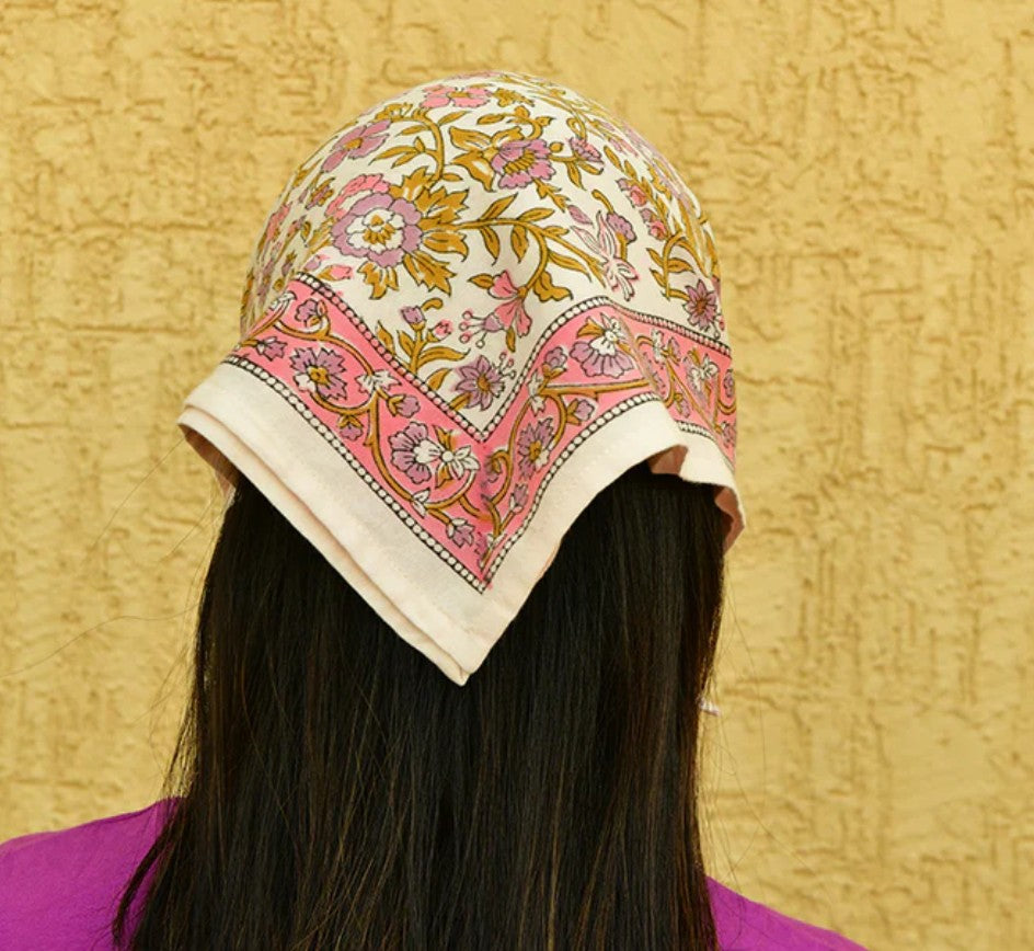 Petit foulard Calypso écru