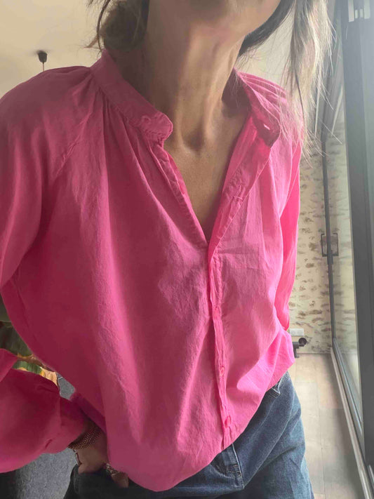 Chemise Gary - acid pink
