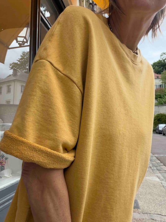 Sweat à manches courtes Luka - honey