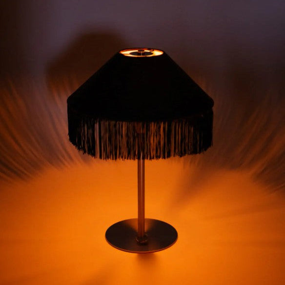 Lampe de table Gloria brun foncé
