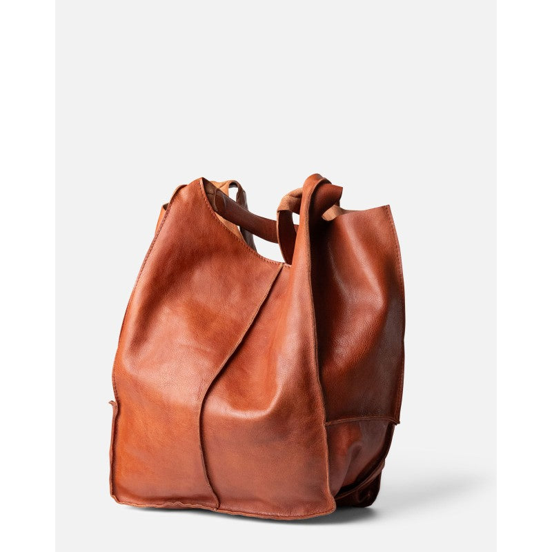 BIBA Homer tan leather crossbody bag