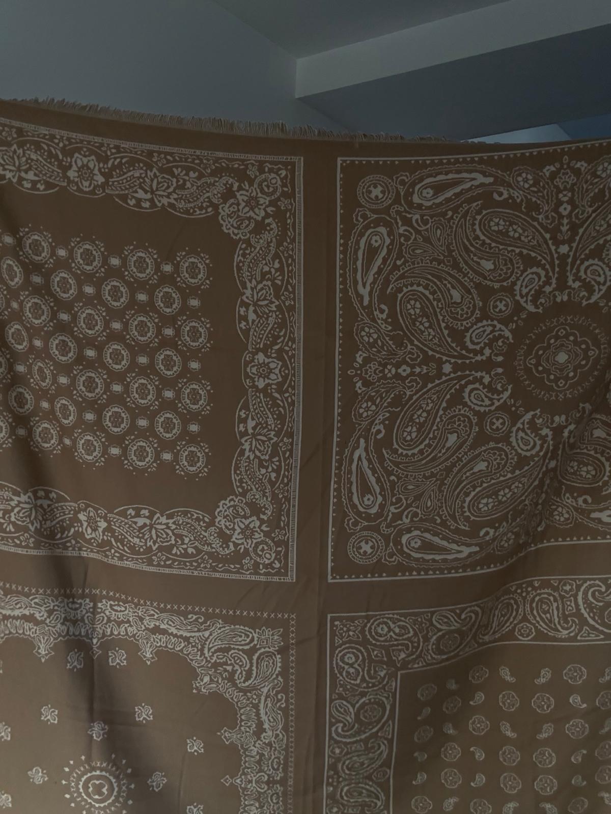 Maxi bandana double face John - black ou sable