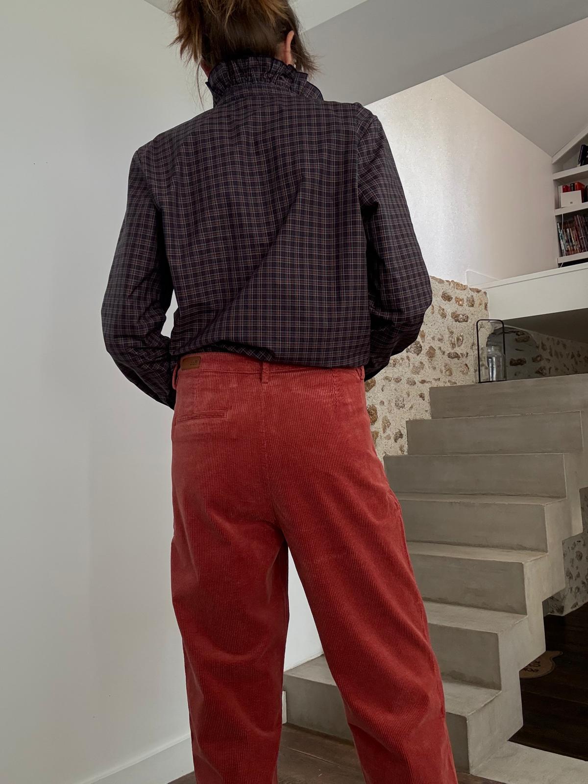 Pantalon carotte Ariety brick