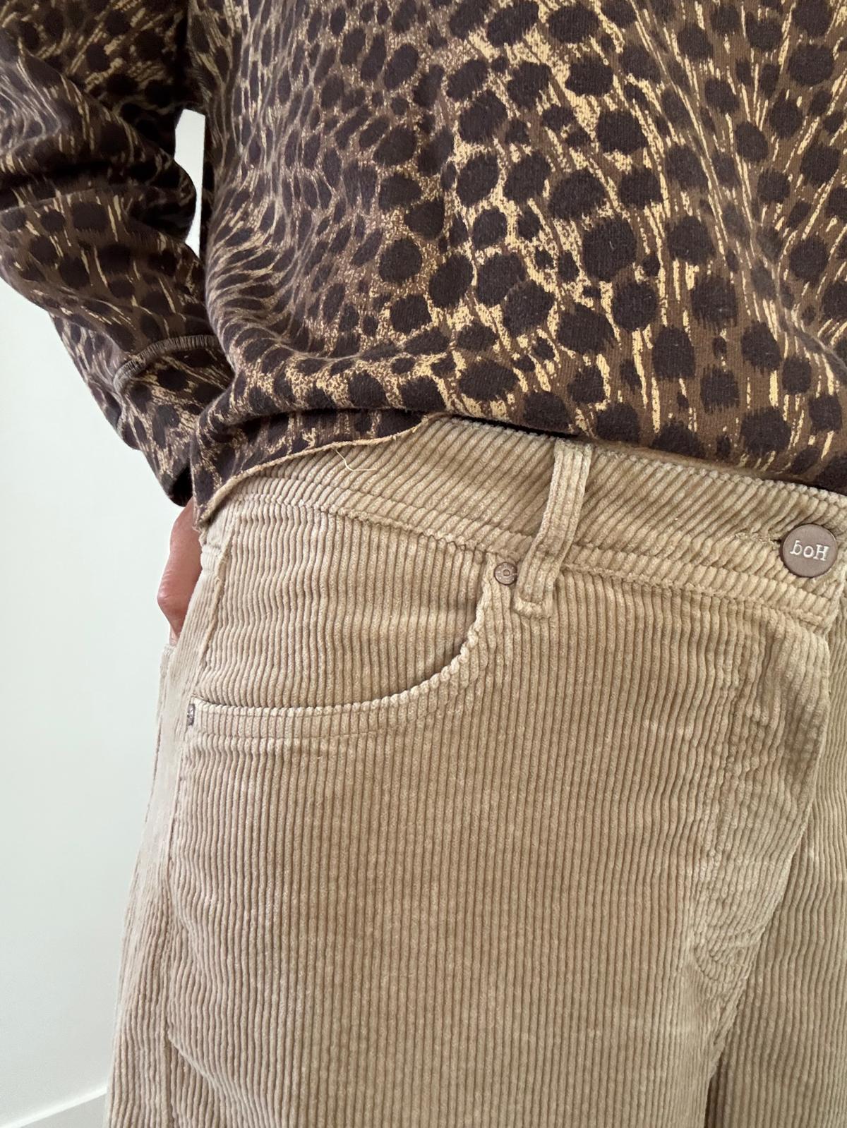 Pantalon Gala velours Granola wash
