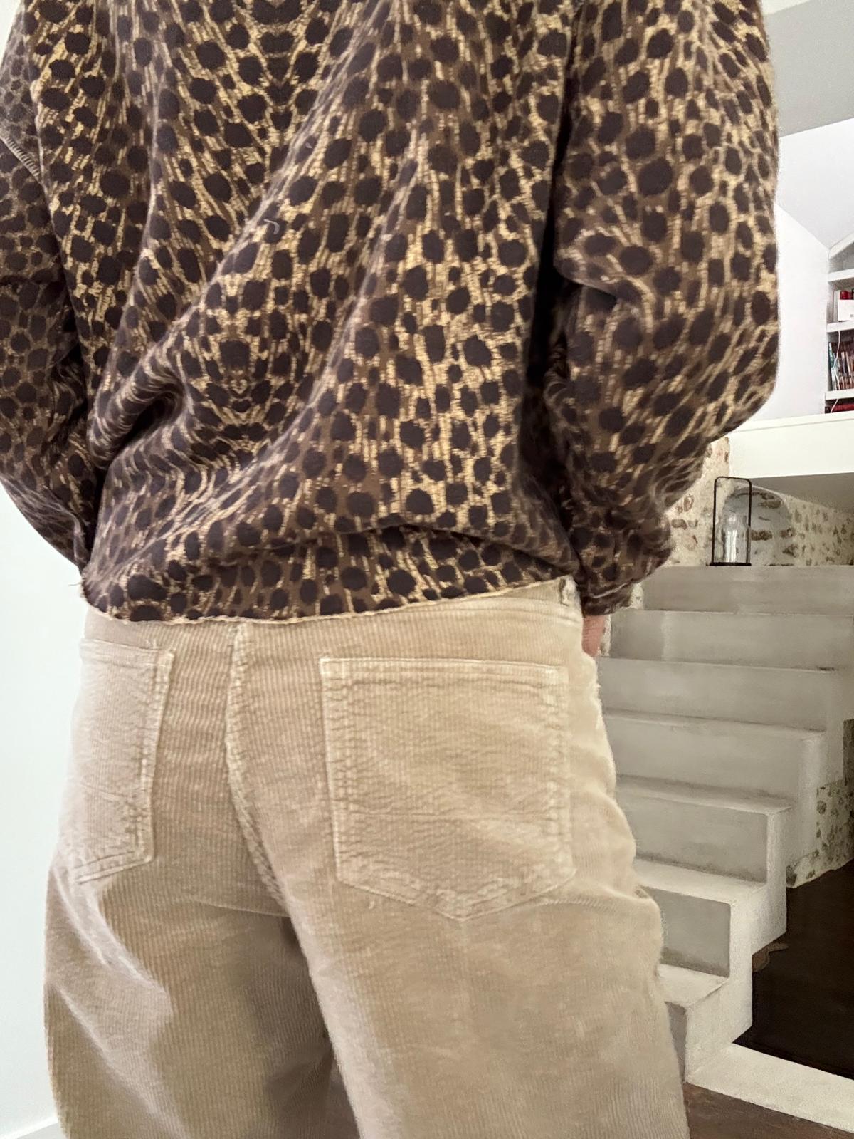 Pantalon Gala velours Granola wash