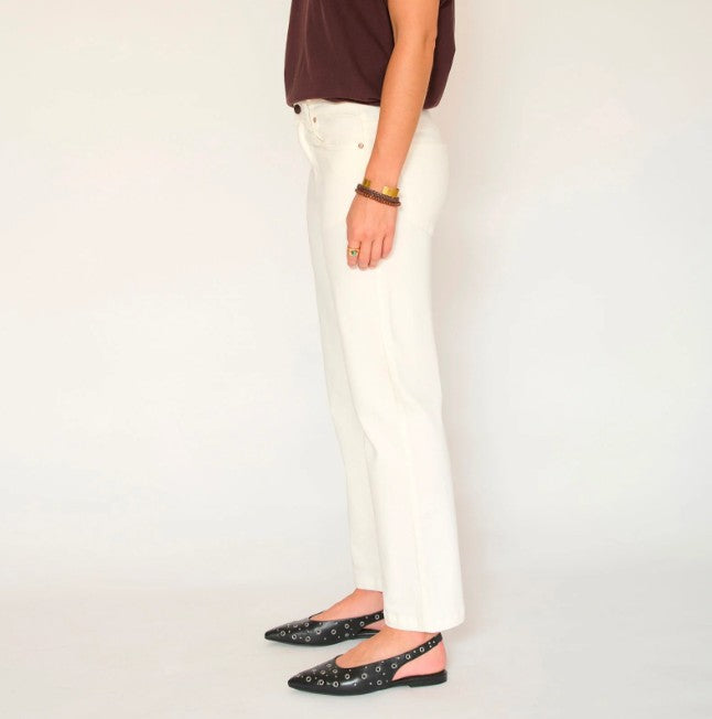 Jean coupe droite The Linda sunset drill natural