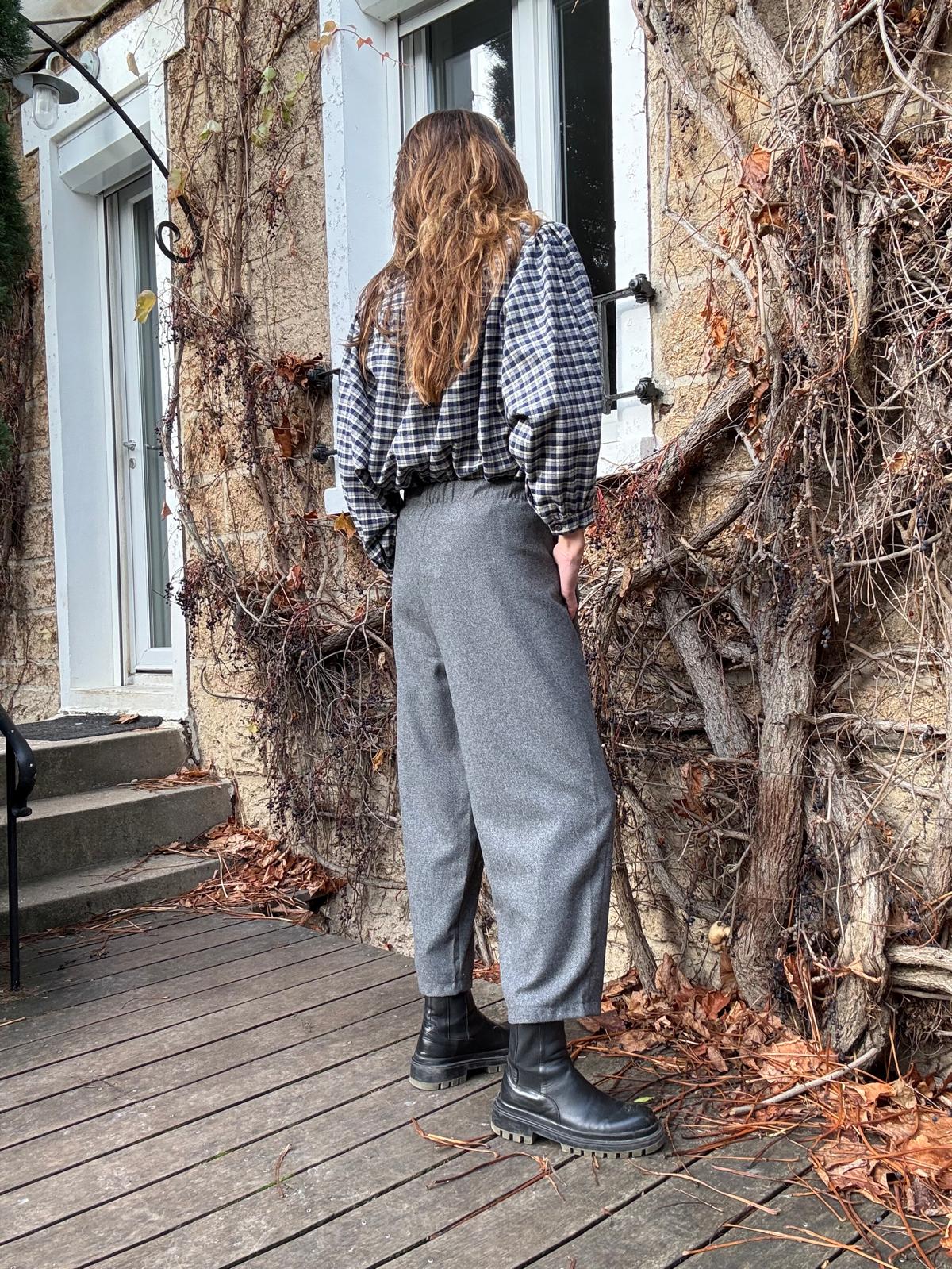 Pantalon Magic Flanelle gris