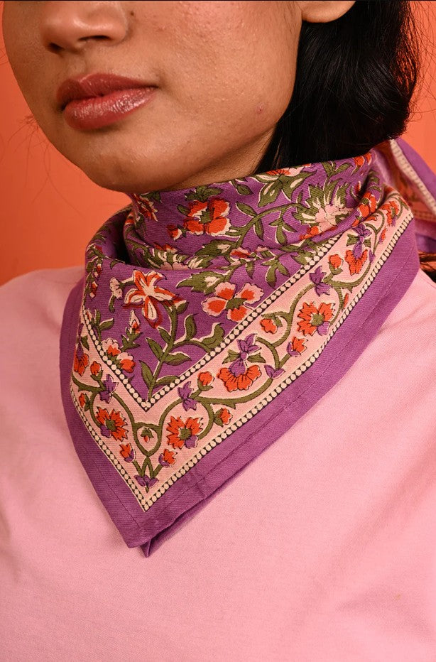 Petit foulard CALYPSO Violet