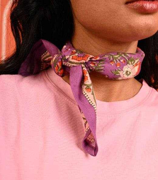 Petit foulard CALYPSO Violet