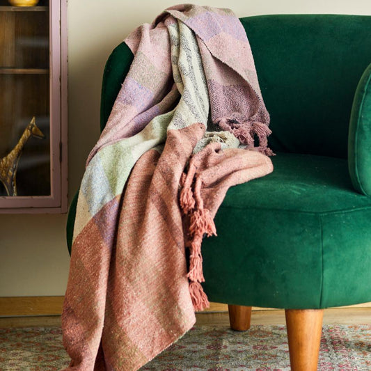 Plaid Desire en coton recyclé