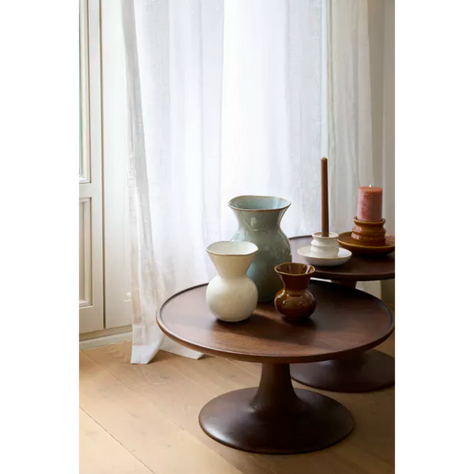 White Poppy Vase 13x19cm