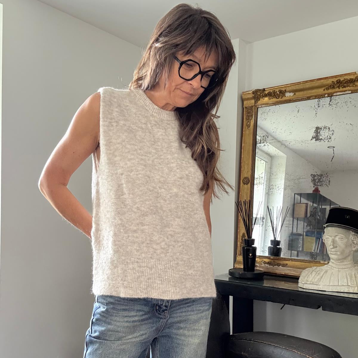 Bestia greige sweater