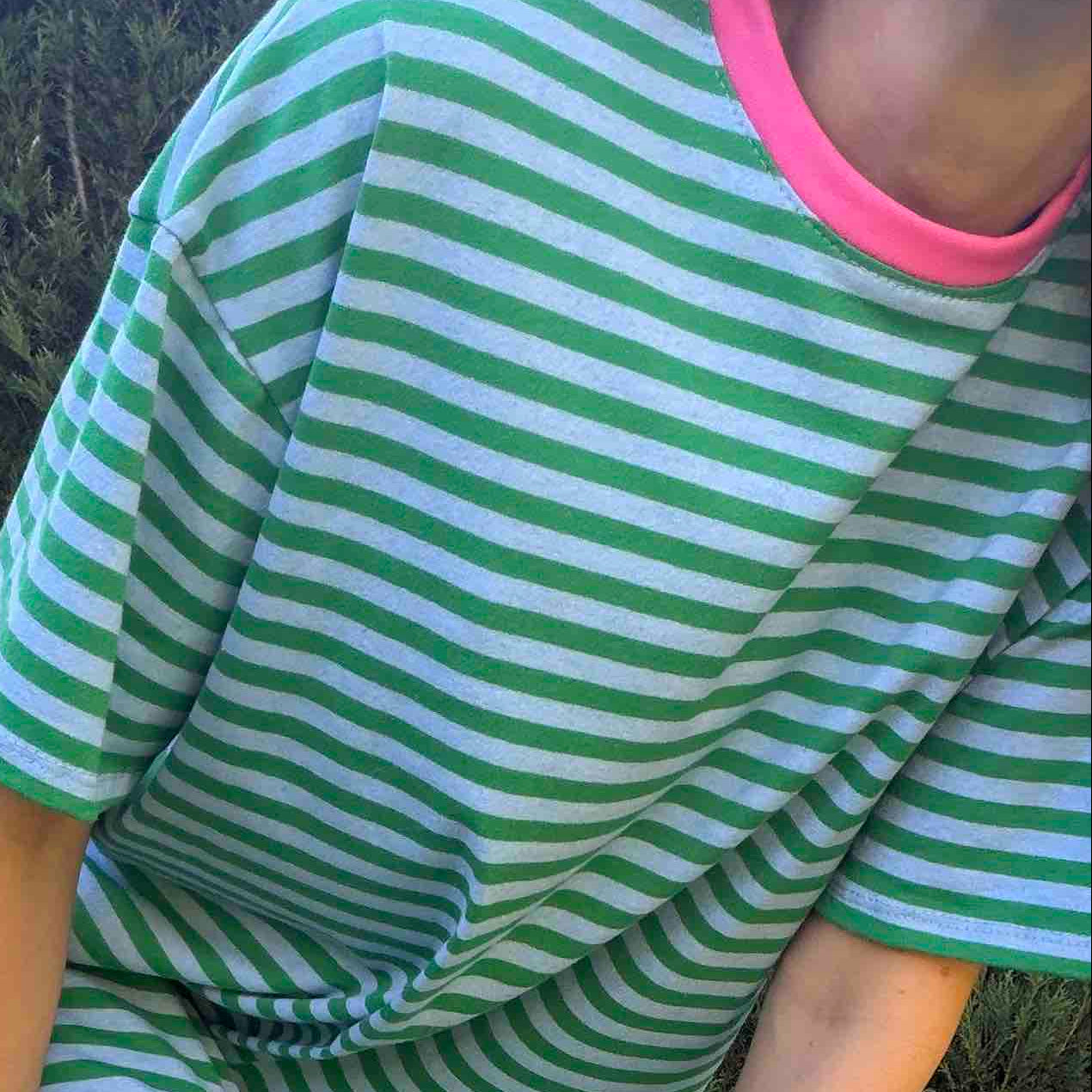 Robe t-shirt Rainbow green