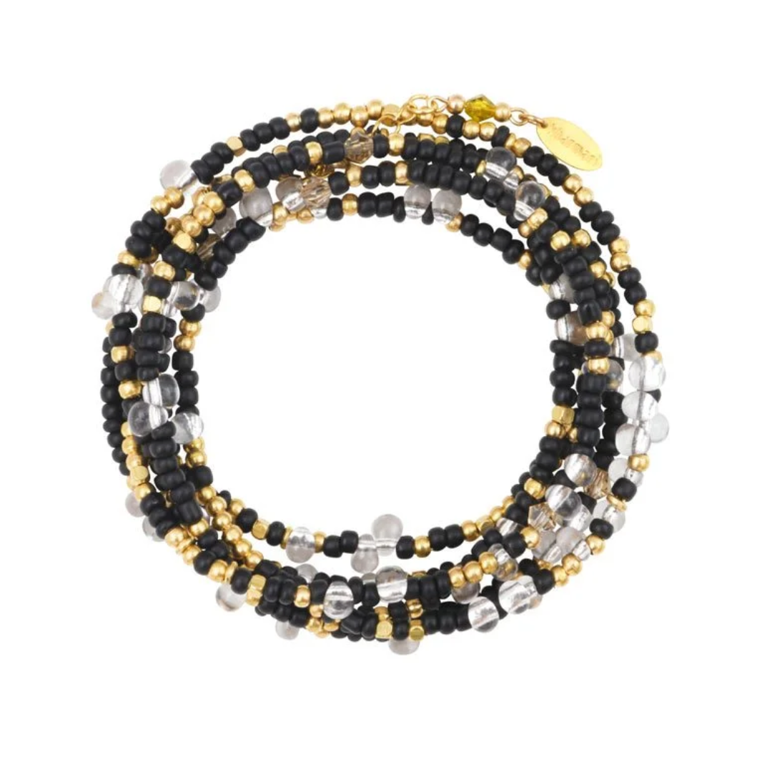 Bracelet/sautoir Riviera goutte 001 dark