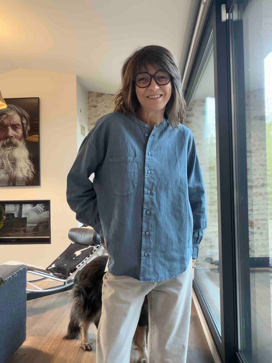 Chemise Salomé indigo - Hod Paris